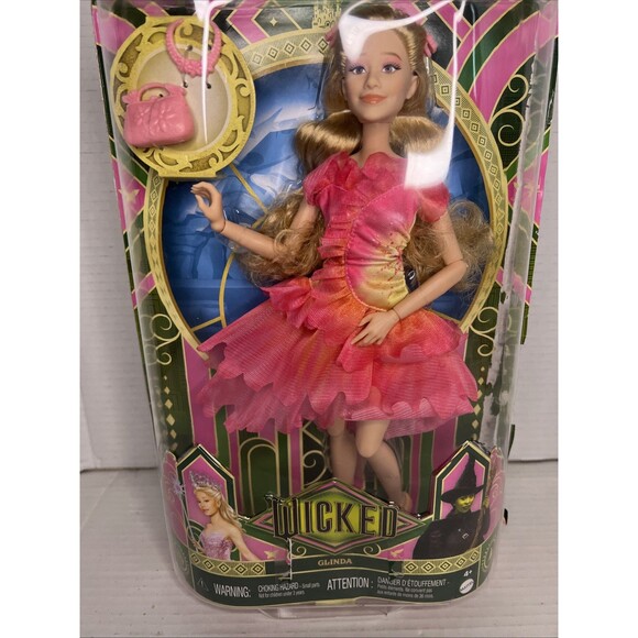 Mattel Wicked Movie Glinda‎ Fashion Doll URL Misprint the box is damaged - Picture 1 of 16